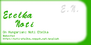 etelka noti business card